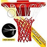 Professional Basketball Net Replacement,Heavy Duty Standard size Red&White - Picture 2 of 2