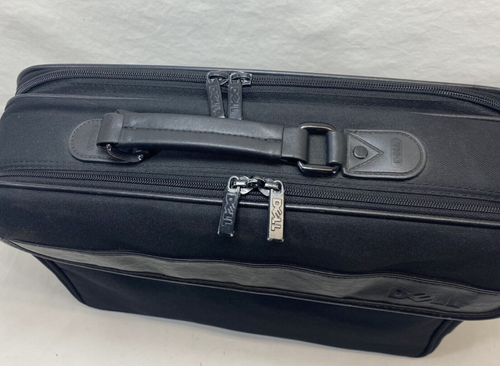 Dell Deluxe 15" Laptop Computer Carrying Case Bag Shoulder Strap Black - Picture 4 of 11