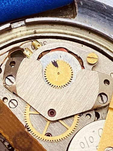 70er Jahre CHAIKA QUARTZ RESONATOR Blue Electron Chajka UdSSR Uhr Cal.3050 #1670 - Bild 15 von 21