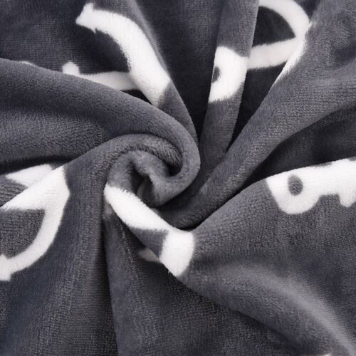 Soft Warm Micro Plush Flannel Blanket Fleece Throw Rug Sofa Couch Cover Bedding - Picture 12 of 52