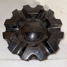 7 5/8 BOSS MOTORSPORTS 3215 BLACK WHEEL RIM CENTER HUB CAP COVER Vintage