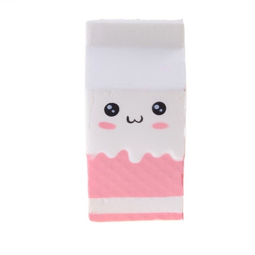 Cute Milk Box Slow Rising Scented Cartoon Bread Hand Pillow Toy 3-*- - Zdjęcie 4 z 12