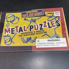 Retro Range Toys and Games Metal Puzzles 2013 Brain Teasers