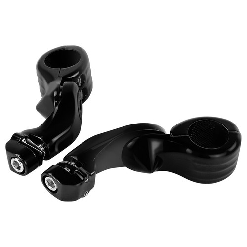 1-1/4" 1.25" 32mm Footpegs Mount Brackets Clamps For Harley Road King / Glide US - Picture 18 of 19