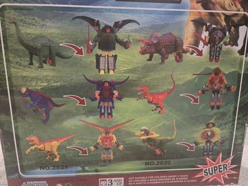 RARE TRANSFORMERS SUPERRANGERS DINOSAUR *SUPER ROBOT* TRANSFORMERS NEW - Picture 9 of 16