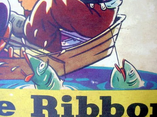 Vintage 1935 Pabst Blue Ribbon Beer Men Fishing Boat Ephemera Color Print Ad - Picture 4 of 12