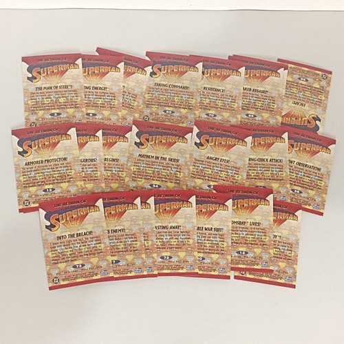 The Return Of Superman Man Of Steel _ Skybox 1993-94 _ 29 Cards Bulk Sale - Imagen 6 de 8