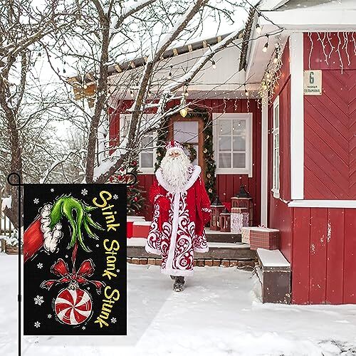 Christmas garden flag 12x18 Inch Christmas Outdoor Flag Vertical Double Sided - Picture 7 of 7