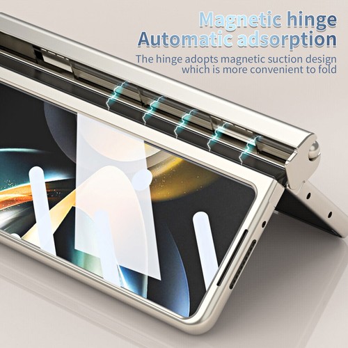 For Samsung Galaxy Z Fold5 4 3 Hinge Protect Kickstand Case Cover with Stylus - Picture 29 of 36