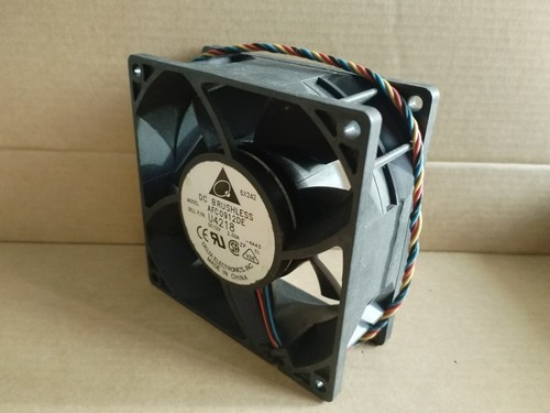 Delta AFC0912DE Cooling Fan 92x92x38mm DC 12V 2.5A P/N:U4218 4-wire 4-pin - Picture 2 of 7