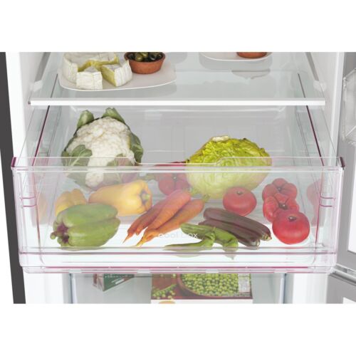 Candy CCT3L517EWBK-1 55cm Free Standing Fridge Freezer Black E Rated - Picture 2 of 7