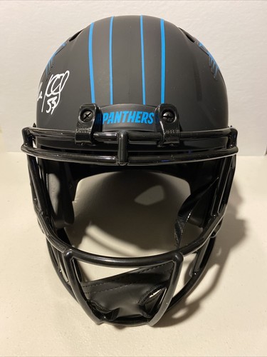 Luke Kuechly Signed Panthers Full-Size Eclipse Alternate Speed Helmet Beckett - Picture 7 of 9