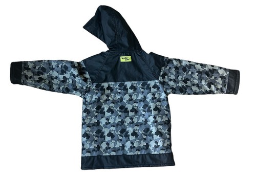 Western Chief Batman Rain Coat Sz. 5 Boy, Girl - Jacket Fleece & Quilted Lined - Picture 2 of 7