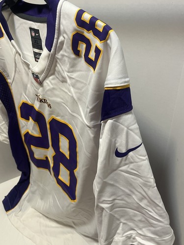Nike NFL Minnesota Vikings Adrian Peterson #28 On-Field Jersey White Size XL - Picture 9 of 9
