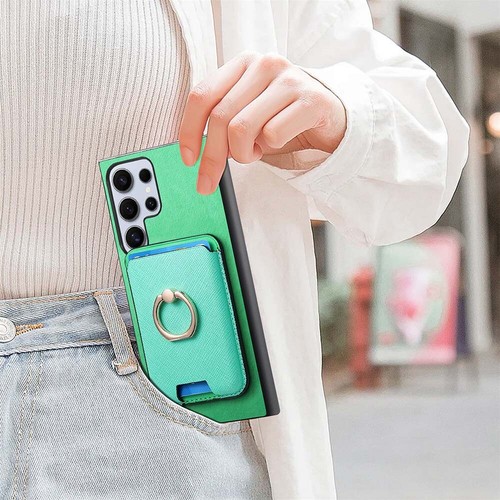 Handy Hülle für Samsung Galaxy S24 S23 S22 S21 S20 A55 Ultra Leder Schutz Case - Bild 99 von 101