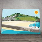 Ceramic Picture Tile Plaque "Looe" by Katie Pearson New & Boxed 30cm x 20cm