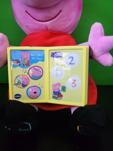 VTech Read With Me Peppa Pig Learning Plush No Books - Picture 2 of 6