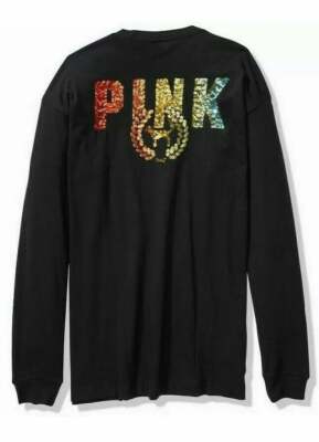 Victoria secret pink rainbow shirt Clearance