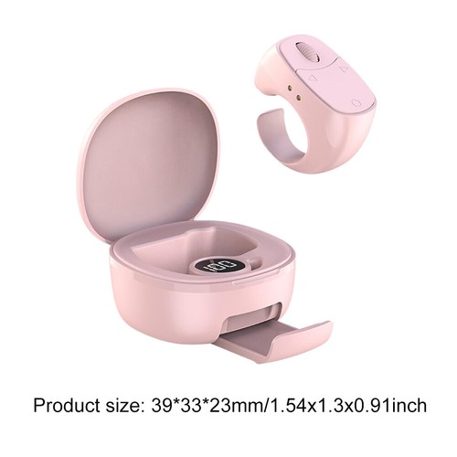 Fingertip Remote Control Bluetooth-Compatible 5.3 for Smartphones (Pink) - Zdjęcie 2 z 3