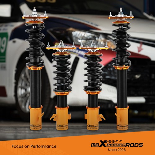 Adjustable Coilovers Shocks Struts For Subaru Impreza 2002-07 WRX 04 STI GDB GDA - Picture 3 of 12