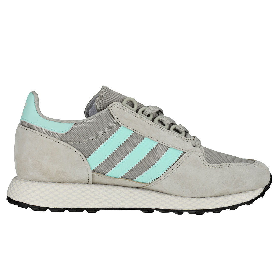Adidas Forest Grove W Donna grigio verde verde verde Scamosciato e Nylon Scarpe da Ginnastica 058031 Adidas Forest Grove W Donna grigio verde verde verde Scamosciato e Nylon Scarpe da Ginnastica 058031