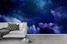 3D Starry Sky Wallpaper Wall Mural Removable Self-adhesive Sticker 186