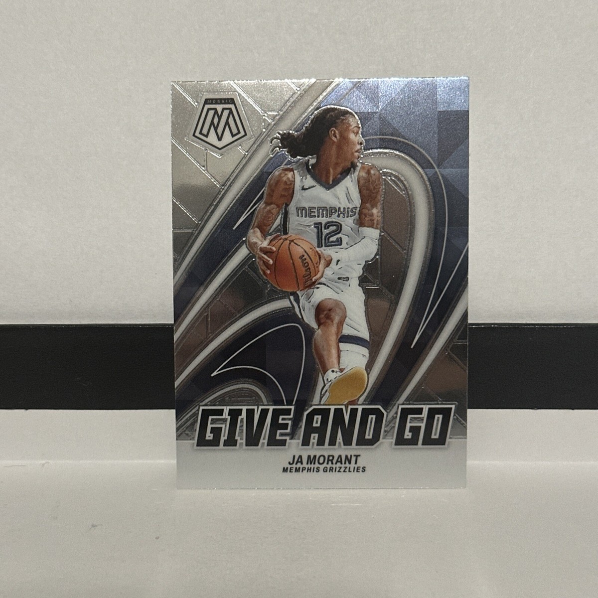 2023-24 Panini Mosaic JA MORANT #9 Give And Go Memphis