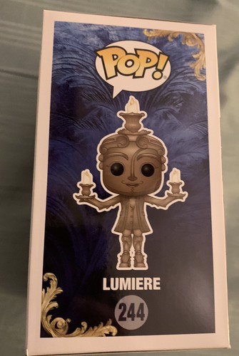 Funko Pop 244 Lumiere Beauty And The Beast Disney  Good Box - Picture 4 of 6