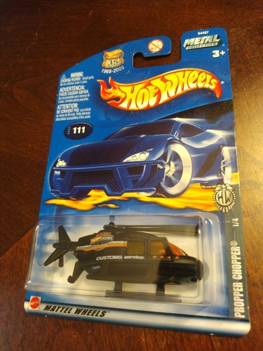 2002 Hot Wheels Propper Chopper # 111 und 1/4 in schwarz - Bild 3 von 3