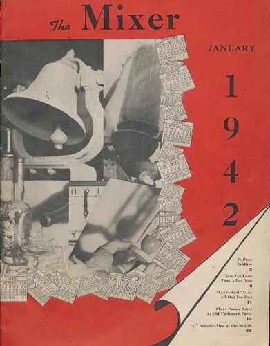 The January 1942  Mixer:  DuPont Cellophane and Cel-o-Seal Division Newsletter - Picture 1 of 1