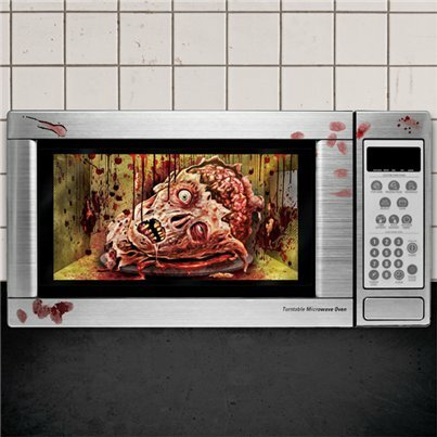 HALLOWEEN CLING DECORATIONS - WINDOW MICROWAVE WALL TOILET - Picture 4 of 8