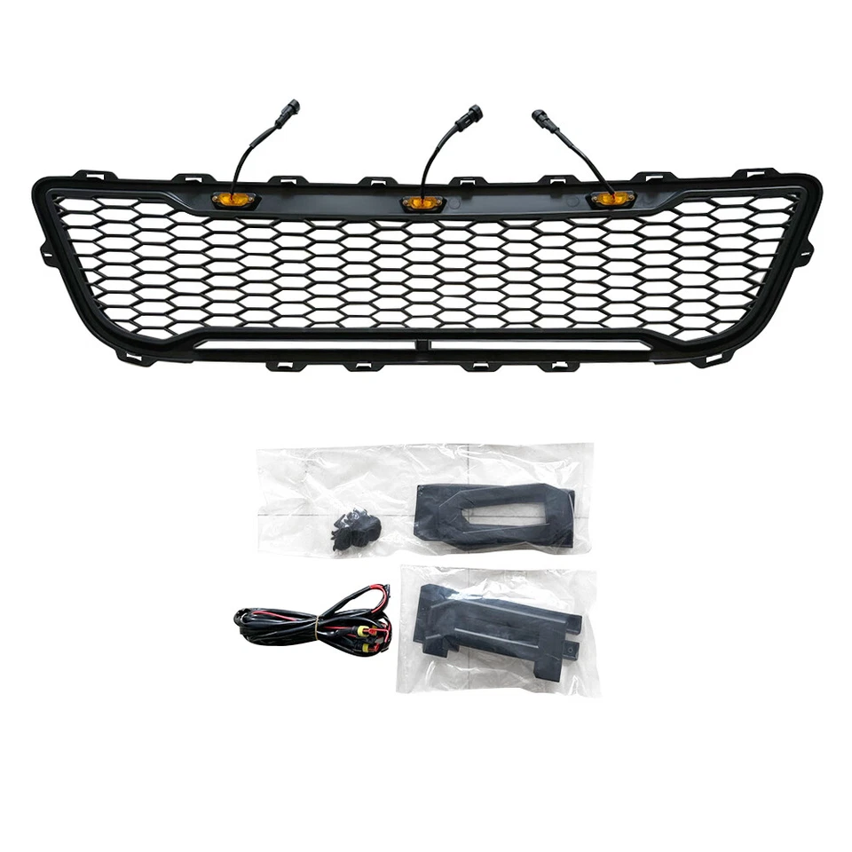 Grille For Ford F150 F-150 1999-2003 Raptor Style Upgrade Grill with LED Lights Foto 3 de 4