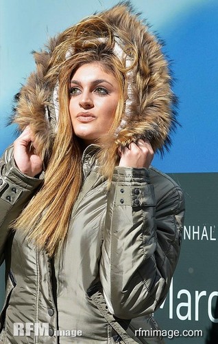 Parka Puffer Coat Jacket w/ Real Raccoon Fur sz L US 8 10 EU 42 $645 ПуховикЕнот - Picture 6 of 12