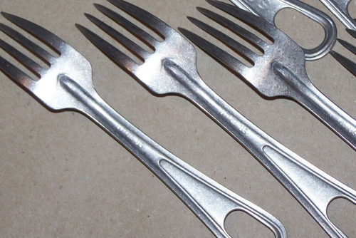 10 Military Fork Mess Utensil Silverware UCCO+ Shelby P38 Camping Hiking Scouts - Picture 4 of 5