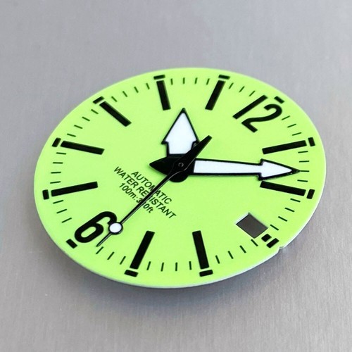 29mm Full Luminous Watch Dial Hand Set fitJapan NH35 NH36 movement - Picture 4 of 7