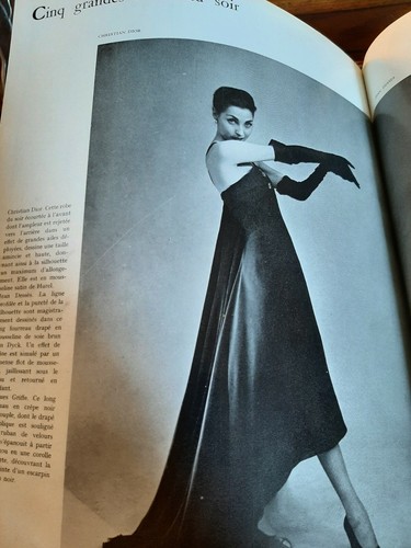 L'Art et la Mode FRENCH September 1955 Dior Givenchy Desses Balenciaga Chanel - Imagen 10 de 11