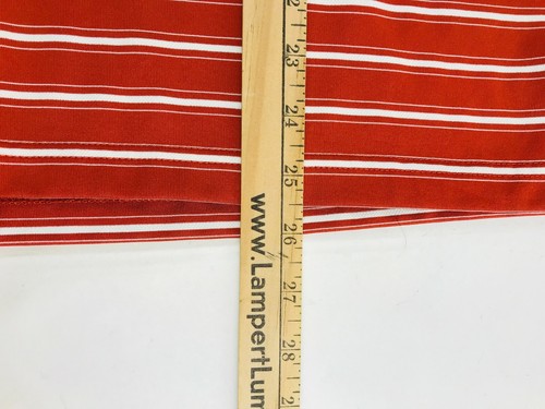 Grand Slam Golf Polo Shirt Men's Size S Burnt Orange White Striped 1/4 Button Up - Picture 4 of 6
