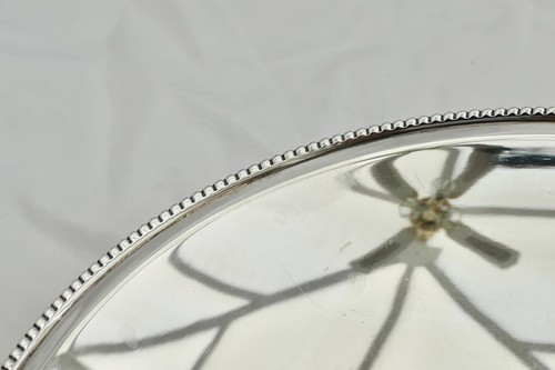 RARE PAIR of GEORGE VI HM STERLING SILVER STRAWBERRY BOWLS 1946 - Picture 9 of 12