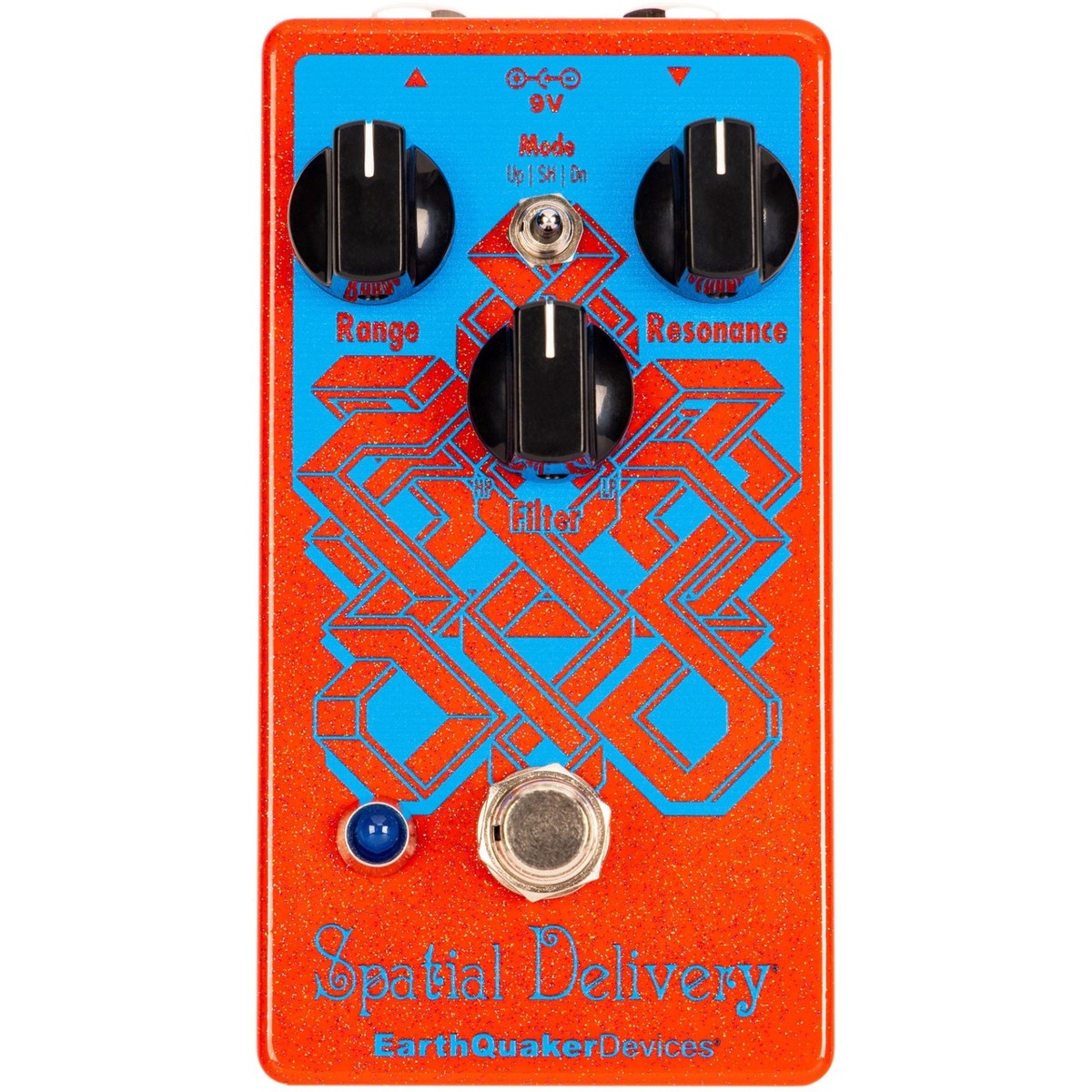EarthQuaker Devices Spatial Delivery Sparkle Red & Blue