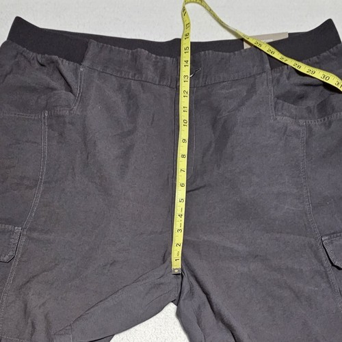 Soft Surroundings Bayside Shorts Gr. 2X eisengrau Cargotaschen Viskose-Mischung 5FT00 - Bild 4 von 10