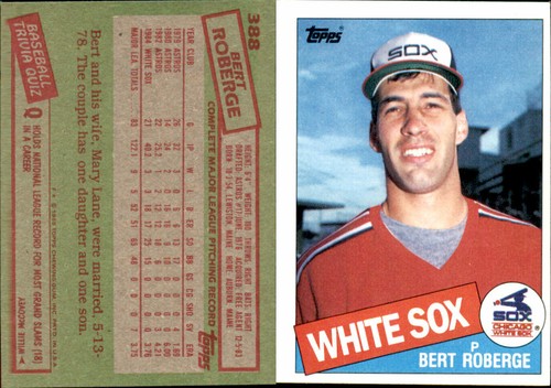 1985 Topps Baseball Cards Complete Your Set U-Pick #'s 201-400 NM/MINT - Picture 189 of 201
