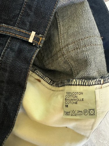 Vintage Dior Homme Hedi Slimane 21cm Raw Indigo Skinny Jeans 29 Made In Japan - Picture 3 of 6