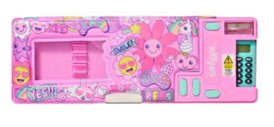Smiggle Epic Adventures Pop Out Pencil Case Pink (New - Main Image