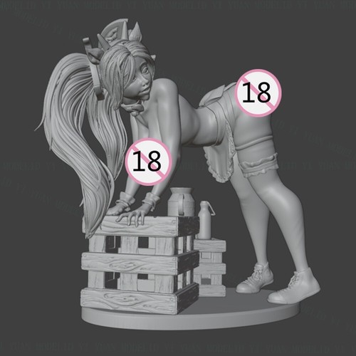 Kit modellino in resina stampato 3D non assemblato Milk Maid Sona scala 1/24 Gk - Foto 3 di 3