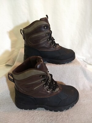 Weatherproof Men\'s Brown and Black Snow Boots Free Shipping! Avalanche Men main image 2