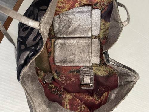 CARLOS FALCHI ANIMAL PRINT TOTE - Picture 5 of 5