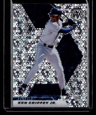 2021 Panini Mosaic * KEN  GRIFFEY JR. * Silver Quick Pitch Prizm Card #162 !RARE