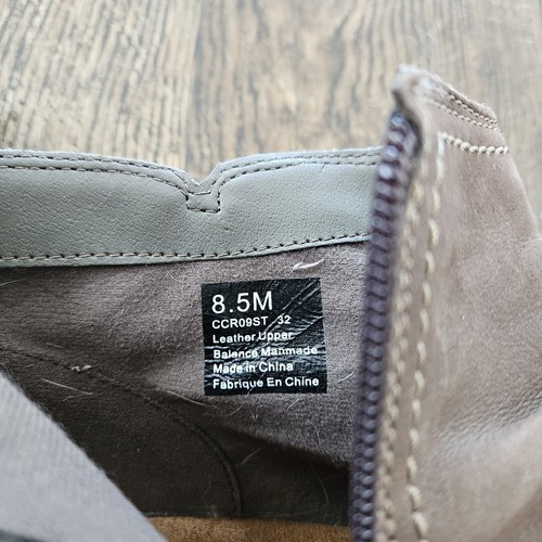 Cobb Hill Rockport Tan Leather Side Zip Ankle Boots Women’s Sz 8.5M - Picture 5 of 8