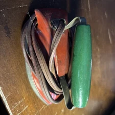 Vintage 1950's Wolverine "Sunny Suzy" Child’s Real Electric Iron Green Handle!