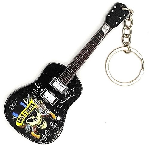 Guns 'n' Roses - Portachiavi chitarra - Guitar keychain - Guitarra Llavero - Foto 2 di 3